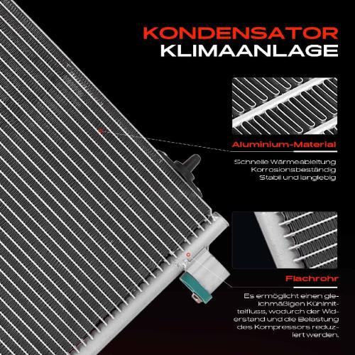 1x Kondensator Klimaanlage für Citroën C2 C3 DS3 Peugeot 1007 2008 207 208 Bild 1x Kondensator Klimaanlage für Citroën C2 C3 DS3 Peugeot 1007 2008 207 208