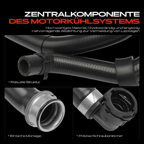 1x Kühlerschlauch Wasserschlauch für Mercedes-Benz S-Klasse V222 W222 X222 Bild 1x Kühlerschlauch Wasserschlauch für Mercedes-Benz S-Klasse V222 W222 X222