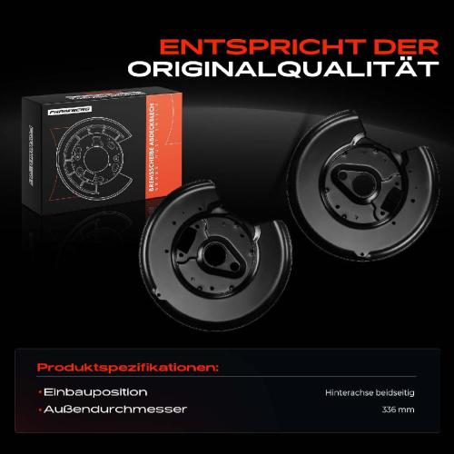 Frankberg 2x Ankerblech Bremsscheibe Hinterachse Beidseitig für Volvo S70 P80 V70 1 875 876 850 854 LS LW Bild Frankberg 2x Ankerblech Bremsscheibe Hinterachse Beidseitig für Volvo S70 P80 V70 1 875 876 850 854 LS LW
