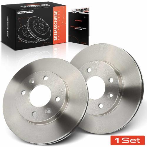 Frankberg 2x Bremsscheiben Vorderachse für Renault 11 19 I Cabriolet Chamade II Kasten/Schrägheck Bj ab 1984 Bild Frankberg 2x Bremsscheiben Vorderachse für Renault 11 19 I Cabriolet Chamade II Kasten/Schrägheck Bj ab 1984