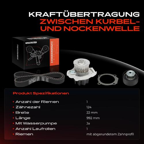 1x Zahnriemensatz Zahnriemen Wasserpumpe für Fiat Punto Siena Stilo Tipo Bravo Opel Bild 1x Zahnriemensatz Zahnriemen Wasserpumpe für Fiat Punto Siena Stilo Tipo Bravo Opel