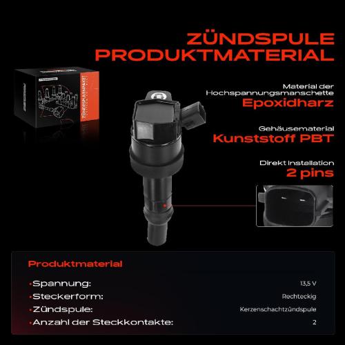 1x Zündmodul Zündspule für Hyundai i10 BA IA PA KIA Picanto TA 1.0L 2011-2019 Bild 1x Zündmodul Zündspule für Hyundai i10 BA IA PA KIA Picanto TA 1.0L 2011-2019