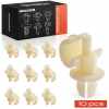 Frankberg 10x Befestigungsclips Motorhaube für VW Golf IV 1J5 4 Passat Audi 80 Quattro
