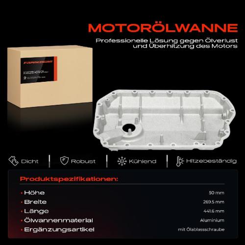 Frankberg 1x Ölwanne Motorölwanne für VW Passat 3B Audi A4 8D 8E A6 4B Skoda Superb I Bild Frankberg 1x Ölwanne Motorölwanne für VW Passat 3B Audi A4 8D 8E A6 4B Skoda Superb I