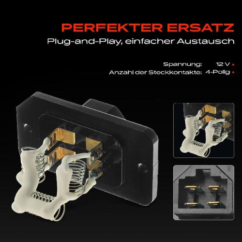 1x Widerstand Vorwiderstand Gebläsemotor für Land Rover Freelander LN I4 1.8L 2.0L 2.5L Bild 1x Widerstand Vorwiderstand Gebläsemotor für Land Rover Freelander LN I4 1.8L 2.0L 2.5L