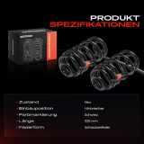 2x Fahrwerksfeder Hinterachse für Opel Zafira Tourer C Vauxhall MK III 1.4L