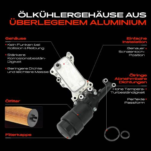 1x ÖlkühlerÖlfilter für Mercedes-Benz A-Klasse W176 B-Klasse W242 W246 GLA-Klasse X156 Bild 1x ÖlkühlerÖlfilter für Mercedes-Benz A-Klasse W176 B-Klasse W242 W246 GLA-Klasse X156