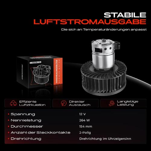 Frankberg 1x Gebläsemotor Innenraumgebläse für BMW E46 316i-328i M3 M43 M47 M52 M54 N40 N42 Bild Frankberg 1x Gebläsemotor Innenraumgebläse für BMW E46 316i-328i M3 M43 M47 M52 M54 N40 N42