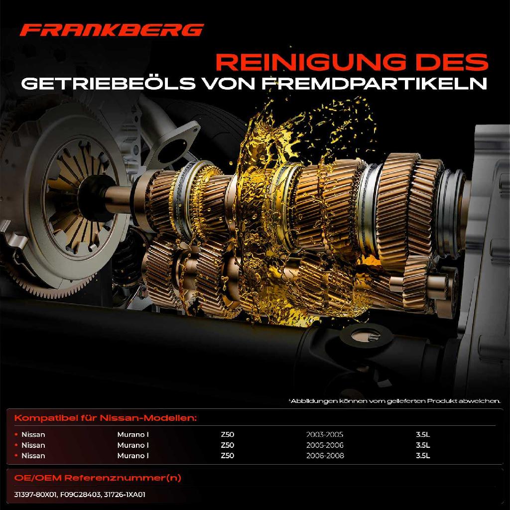1x Hydraulikfiltersatz Automatikgetriebe für Nissan Murano I Z50 2003-2008