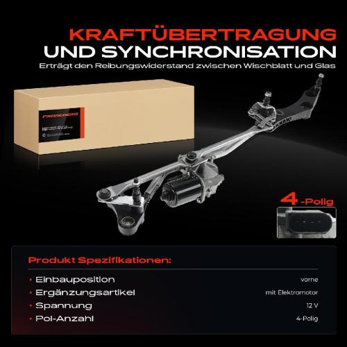 Frankberg 1x Wischerarm Scheibenwischer Vorne für BMW 5er E60 Touring E61 2001-2010 Bild Frankberg 1x Wischerarm Scheibenwischer Vorne für BMW 5er E60 Touring E61 2001-2010