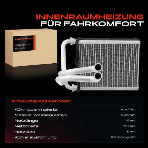 1x Wärmetauscher Innenraumheizung für Hyundai Tucson Kasten/SUV JM 2.0L Bild 1x Wärmetauscher Innenraumheizung für Hyundai Tucson Kasten/SUV JM 2.0L