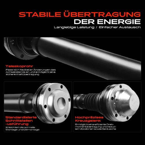 1x Kardanwelle Gelenkwelle Vorderachse für Jeep Cherokee KJ 3.7L 2001-2008 Bild 1x Kardanwelle Gelenkwelle Vorderachse für Jeep Cherokee KJ 3.7L 2001-2008