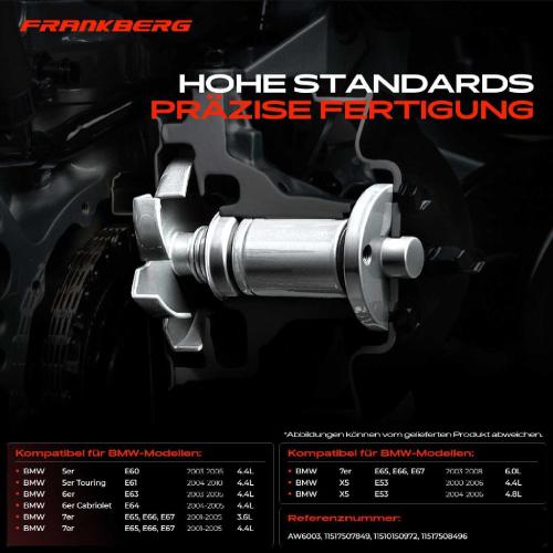 1x Wasserpumpe Kühlwasserpumpe für BMW 5er E60 E61 545i 6er E63 E64 645 7er E65 735i X5 E70 4.4L Bild 1x Wasserpumpe Kühlwasserpumpe für BMW 5er E60 E61 545i 6er E63 E64 645 7er E65 735i X5 E70 4.4L