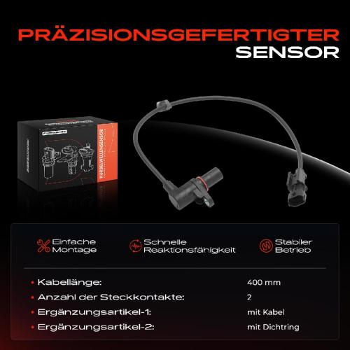 1x Kurbelwellensensor Impulsgeber für Hyundai i10 BA IA 1.0L 2013-2019 Bild 1x Kurbelwellensensor Impulsgeber für Hyundai i10 BA IA 1.0L 2013-2019
