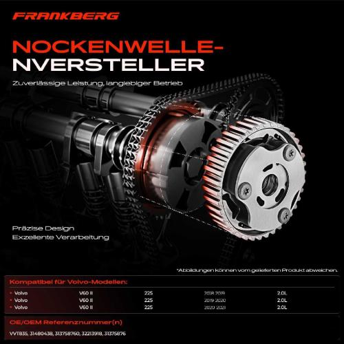 1x Nockenwellenversteller für Volvo V60 2 225 2.0L 2018-2021 Bild 1x Nockenwellenversteller für Volvo V60 2 225 2.0L 2018-2021