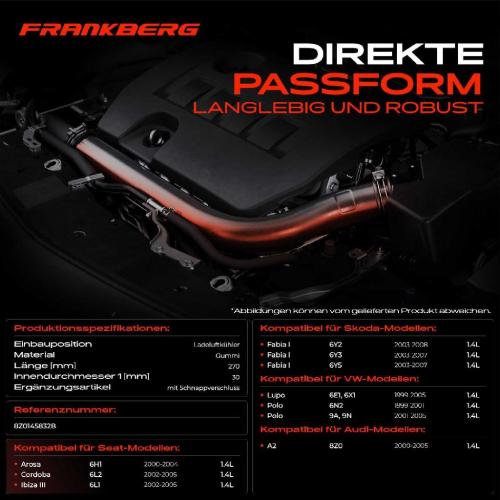 1x Kühlerschlauch Turboschlauch für VW Polo Audi A2 Seat Arosa Cordoba Ibiza III Skoda Fabia I Bild 1x Kühlerschlauch Turboschlauch für VW Polo Audi A2 Seat Arosa Cordoba Ibiza III Skoda Fabia I