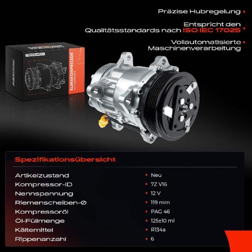 Frankberg 1x Klimakompressor für Citroën Berlingo C5 C8 Jumper Xsara Fiat Punto Lancia Bild Frankberg 1x Klimakompressor für Citroën Berlingo C5 C8 Jumper Xsara Fiat Punto Lancia