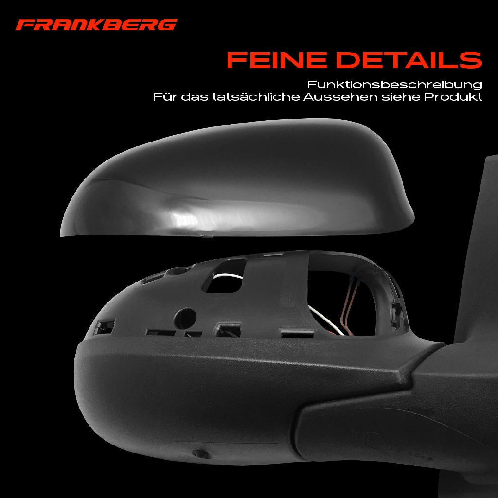 1x Außenspiegel Rechts für Ford KA RU8 1.2L 2008-2016