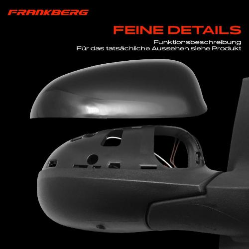 Frankberg 1x Außenspiegel Rechts für Ford KA RU8 1.2L 2008-2016 Bild Frankberg 1x Außenspiegel Rechts für Ford KA RU8 1.2L 2008-2016