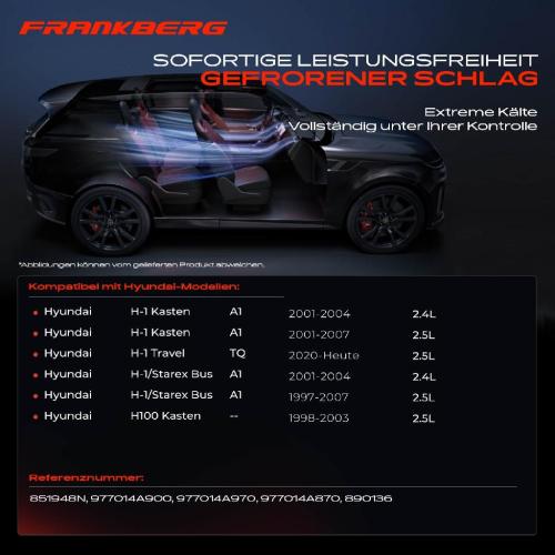 1x Klimakompressor für Hyundai H-1/Starex A1 Travel TQ H100 2.4L 2.5L Bj ab 1997 Bild 1x Klimakompressor für Hyundai H-1/Starex A1 Travel TQ H100 2.4L 2.5L Bj ab 1997