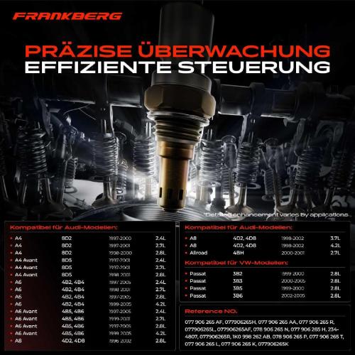1x Lambdasonde Regelsonde Vor Katalysator für VW Passat 3B2 3B5 Audi A4 8D2 B5 A6 4B2 C5 Bild 1x Lambdasonde Regelsonde Vor Katalysator für VW Passat 3B2 3B5 Audi A4 8D2 B5 A6 4B2 C5