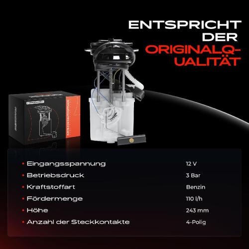 1x Kraftstoffpumpe für Mercedes-Benz A-Klasse W168 1.4L 1.6L 1.9L 1997-2002 Bild 1x Kraftstoffpumpe für Mercedes-Benz A-Klasse W168 1.4L 1.6L 1.9L 1997-2002