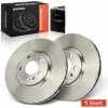 Frankberg 2x Bremsscheiben Vorderachse für Audi A4 Allroad Avant 1.8L 2.0L 2.7L 3.0L 3.2L 2007-2011
