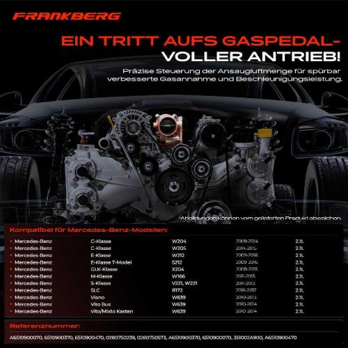 1x Drosselklappe Drosselklappenstutzen für Mercedes-Benz W204 W212 S212 B906 W639 Bild 1x Drosselklappe Drosselklappenstutzen für Mercedes-Benz W204 W212 S212 B906 W639