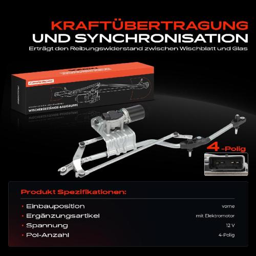 Frankberg 1x Wischerarm Scheibenwischer Vorne für Renault Scénic II JM0/1 1.5L 1.9L Bild Frankberg 1x Wischerarm Scheibenwischer Vorne für Renault Scénic II JM0/1 1.5L 1.9L