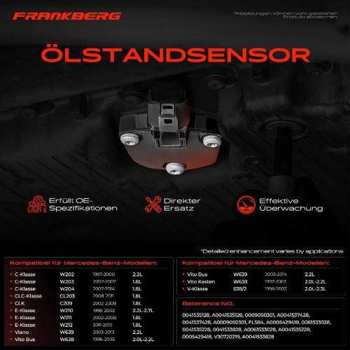 1x Ölstandsensor für Mercedes-Benz C-K W202 W203 W210 W211 Bild 1x Ölstandsensor für Mercedes-Benz C-K W202 W203 W210 W211