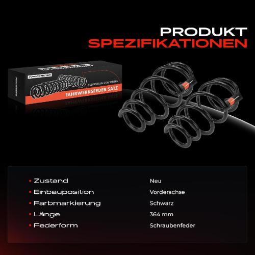 2x Fahrwerksfeder Vorderachse für Opel Zafira Tourer C P12 Vauxhall Zafira MK 3 P12 Bj ab 2011 Bild 2x Fahrwerksfeder Vorderachse für Opel Zafira Tourer C P12 Vauxhall Zafira MK 3 P12 Bj ab 2011