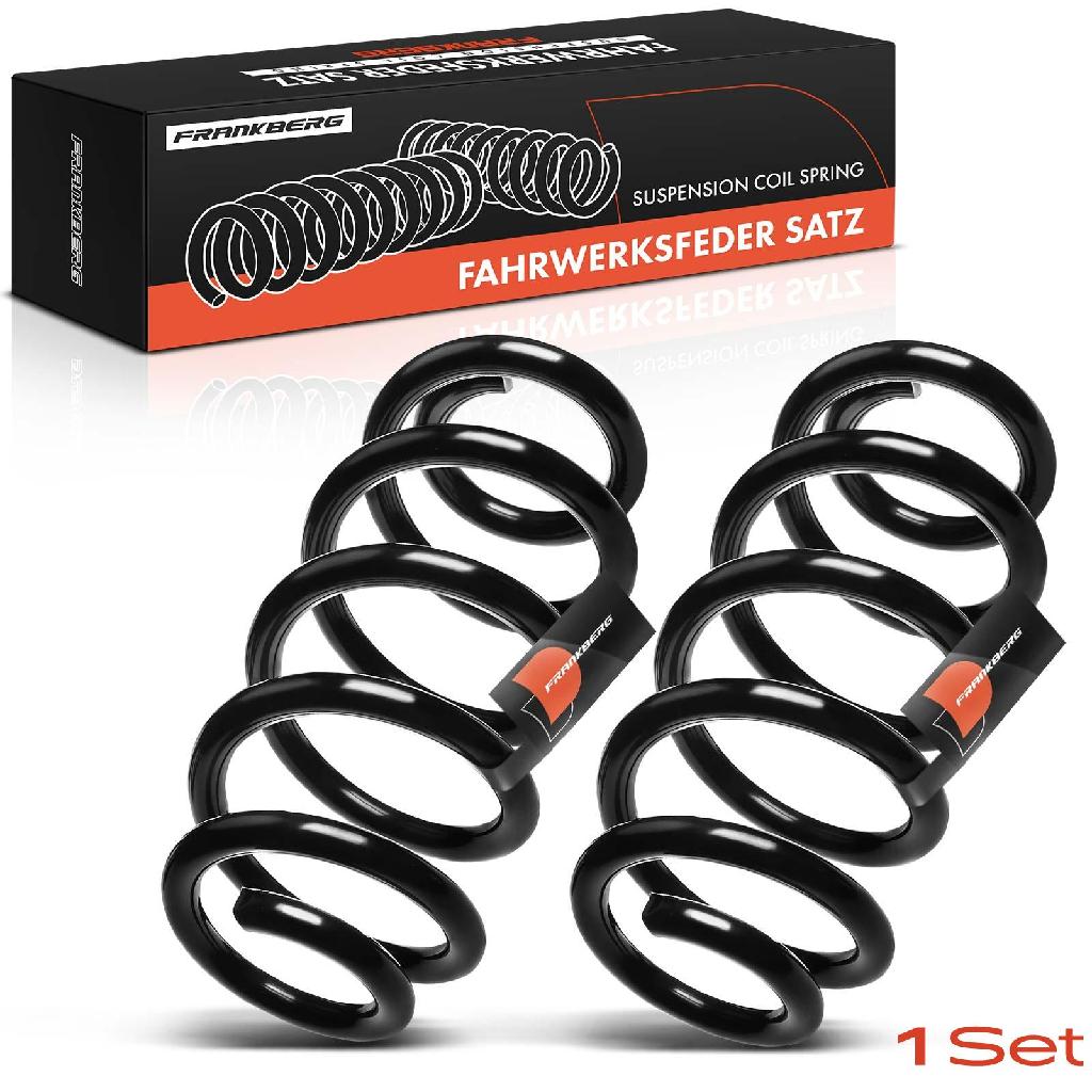 Frankberg 2x Fahrwerksfeder Hinterachse für Audi TT 8J3 2.0L 2008-2014