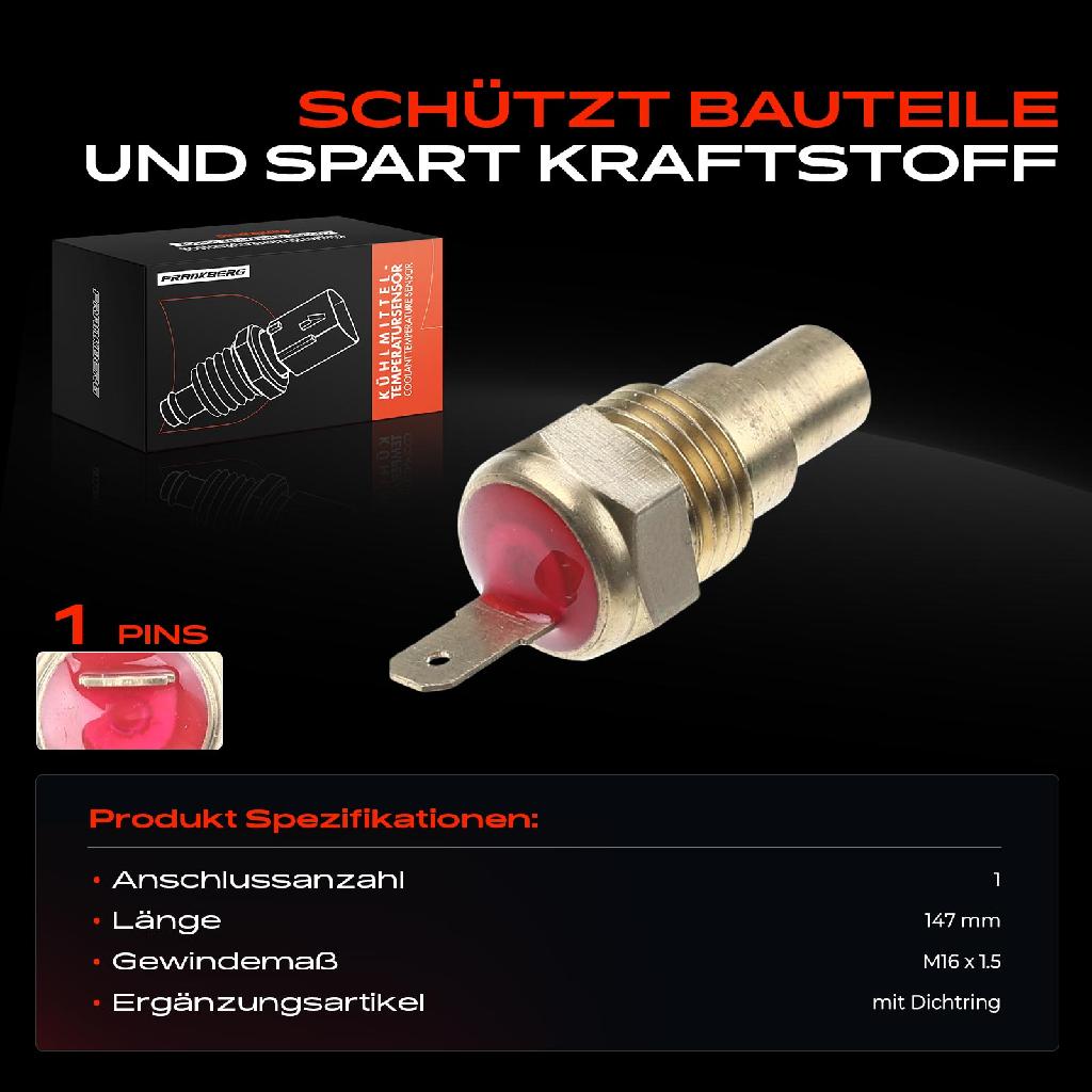 1x Kühlmitteltemperatur Sensor für Lexus ES Toyota Avensis Corolla Land Cruiser 80