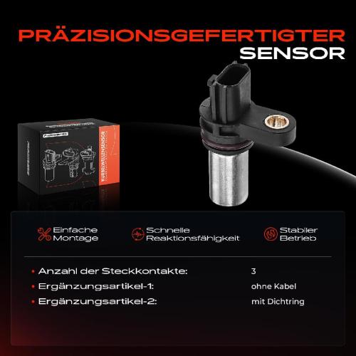1x Kurbelwellensensor Impulsgeber für Nissan Primera P12 WP12 X-Trail T30 T31 2.5L Bild 1x Kurbelwellensensor Impulsgeber für Nissan Primera P12 WP12 X-Trail T30 T31 2.5L