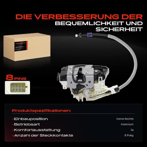1x Türschloss Vorne Rechts für Mercedes-Benz C-Klasse W204 E-Klasse W212 3.0L 3.5L 6.2L 5.5L 2008-2014 Bild 1x Türschloss Vorne Rechts für Mercedes-Benz C-Klasse W204 E-Klasse W212 3.0L 3.5L 6.2L 5.5L 2008-2014