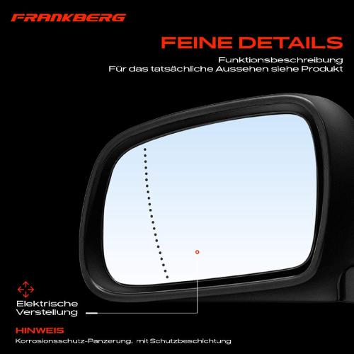 Frankberg 1x Außenspiegel Links für Citroën Xsara Break Coupe Kasten/Schrägheck N1 N2 N0 N3 Bild Frankberg 1x Außenspiegel Links für Citroën Xsara Break Coupe Kasten/Schrägheck N1 N2 N0 N3