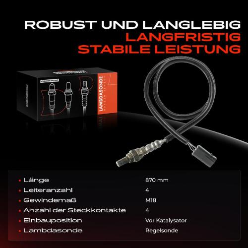 1x Lambdasonde Regelsonde Vor Katalysator für Fiat Brava Marea Lancia Dedra Daewoo Matiz Bild 1x Lambdasonde Regelsonde Vor Katalysator für Fiat Brava Marea Lancia Dedra Daewoo Matiz