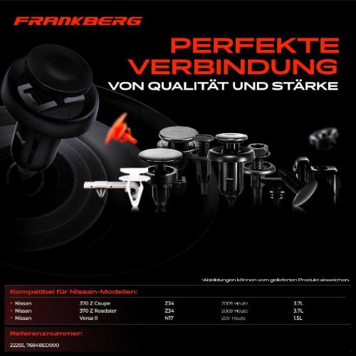 20x Befestigungsclips Verkleidung für Nissan 370 Z Coupe Roadster Z34 Versa II Bild 20x Befestigungsclips Verkleidung für Nissan 370 Z Coupe Roadster Z34 Versa II