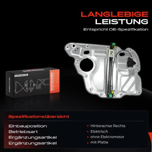 1x Fensterheber Hinten Rechts für VW Touran 1T1 1T2 2003-2015 Bild 1x Fensterheber Hinten Rechts für VW Touran 1T1 1T2 2003-2015