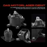 3x Motorlager Rechts für Acura TSX Honda Accord 6-9 Crosstour 2.4L Bj ab 2003
