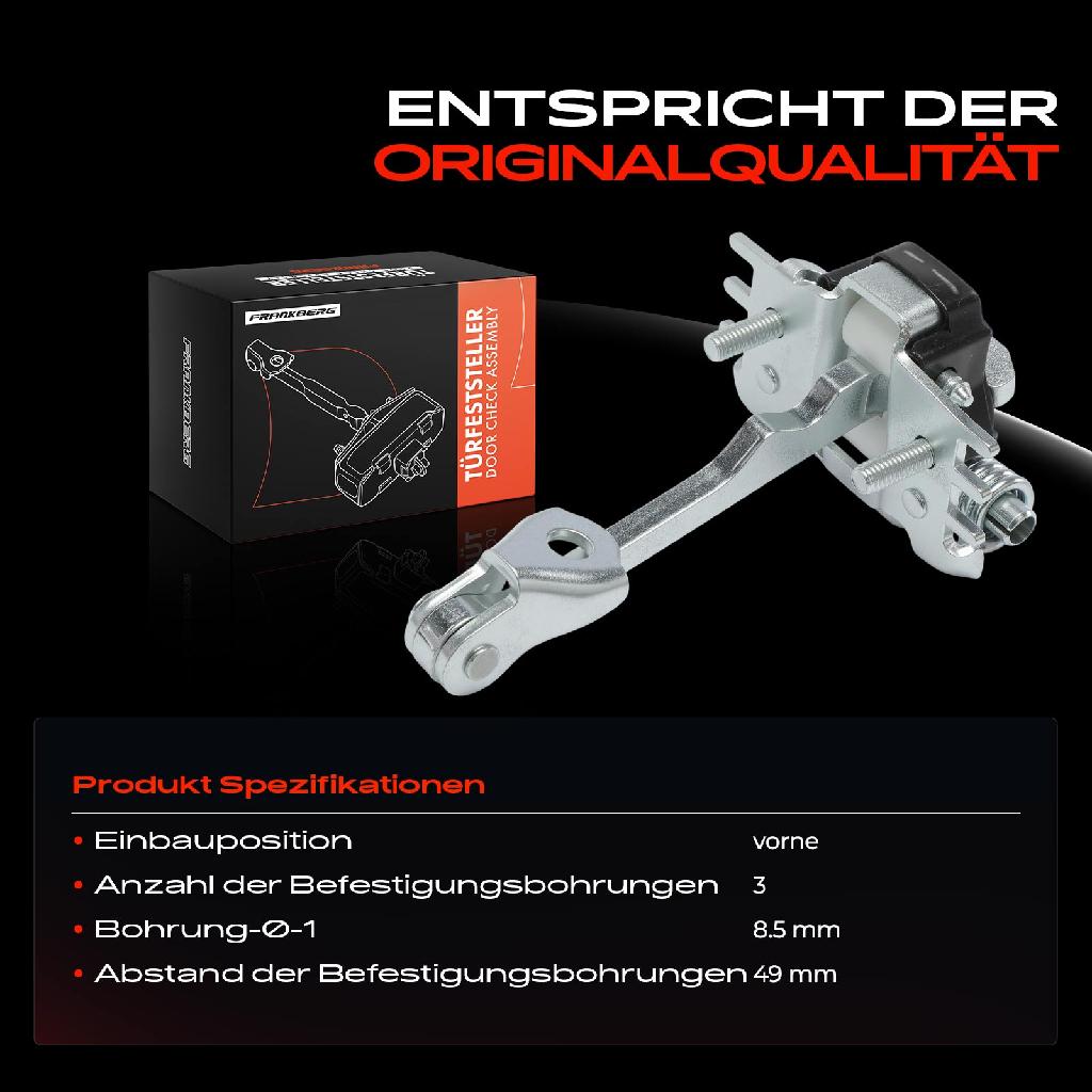 1x Türfeststeller Türfangband Türstopper Vorne für Citroën Jumpy Pritsche/Fahrgestell Fiat Peugeot
