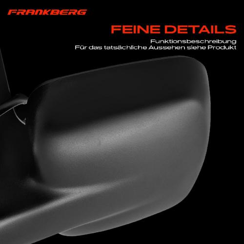 Frankberg 1x Außenspiegel Links für Mercedes-Benz Vito Bus W638 2.0L 2.2L 2.3L 1996-2003 Bild Frankberg 1x Außenspiegel Links für Mercedes-Benz Vito Bus W638 2.0L 2.2L 2.3L 1996-2003
