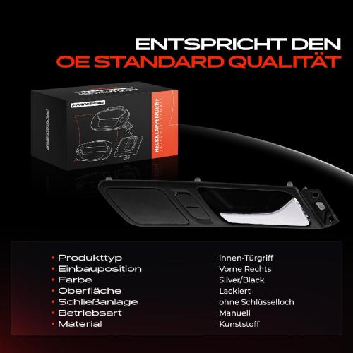1x Türgriff Vorne Rechts innen für VW Jetta IV 162 163 AV2 AV3 1.2L 1.4L 1.6L 1.8L 2.0L 2.5L 2010-2018 Bild 1x Türgriff Vorne Rechts innen für VW Jetta IV 162 163 AV2 AV3 1.2L 1.4L 1.6L 1.8L 2.0L 2.5L 2010-2018