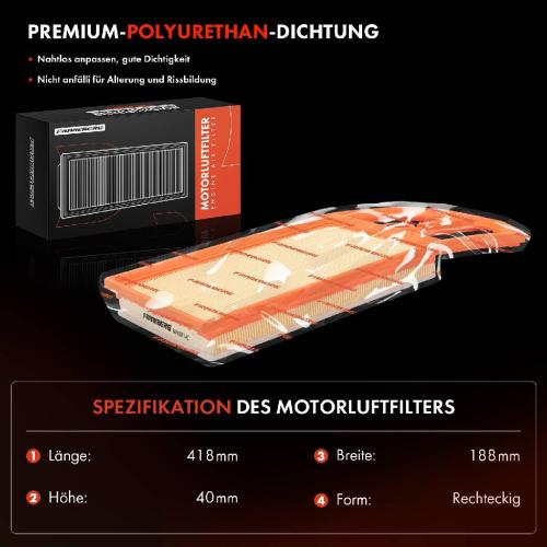 1x Luftfilter Filtereinsatz für VW Golf IV 1J1 1J5 Polo 6N Seat Ibiza III Leon Skoda Octavia Bild 1x Luftfilter Filtereinsatz für VW Golf IV 1J1 1J5 Polo 6N Seat Ibiza III Leon Skoda Octavia