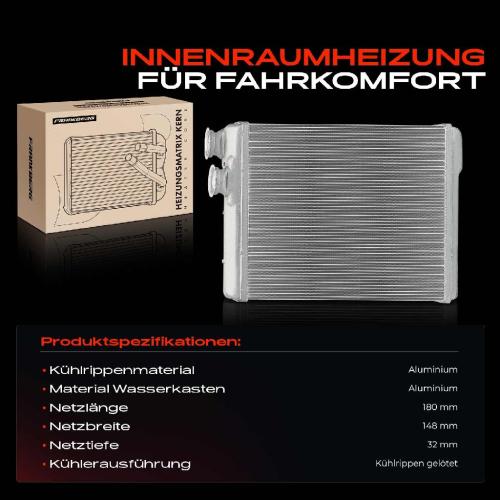 1x Wärmetauscher Innenraumheizung für Peugeot 308 II L3 LB LH LP LW308 SW II L4 LC Bild 1x Wärmetauscher Innenraumheizung für Peugeot 308 II L3 LB LH LP LW308 SW II L4 LC