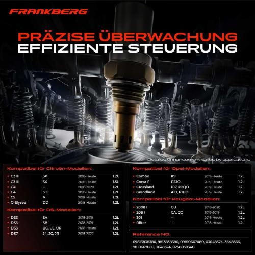 1x Lambdasonde Regelsonde Vor Katalysator für Opel Corsa Crossland X Citroen C3 C4 Cactus Peugeot 208 Bild 1x Lambdasonde Regelsonde Vor Katalysator für Opel Corsa Crossland X Citroen C3 C4 Cactus Peugeot 208