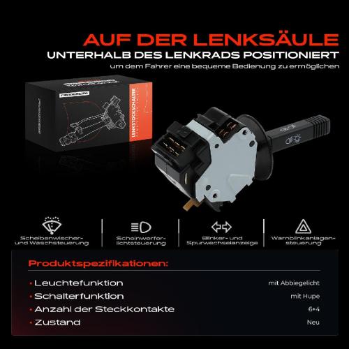 1x Kombischalter Lenkstockschalter für Renault Rapid F40 G40 Super 5 B/C40 Bild 1x Kombischalter Lenkstockschalter für Renault Rapid F40 G40 Super 5 B/C40