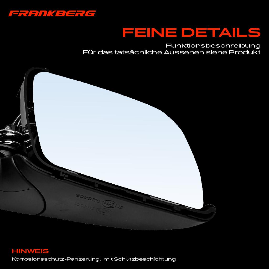 1x Außenspiegel Rechts für VW Polo 9A 9N 9A2 9A4 9A6 9N2 1.2L 1.4L 1.9L 2001-2005