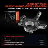 1x Achsschenkel Radaufhängung Vorderachse Links für Citroën C4 Mitsubishi Lancer Peugeot