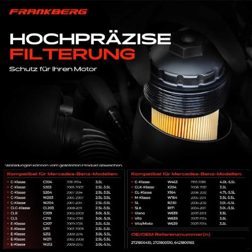 1x ÖlkühlerÖlfilter für Mercedes-Benz W203 W204 S203 S204 C209 C219 Bild 1x ÖlkühlerÖlfilter für Mercedes-Benz W203 W204 S203 S204 C209 C219